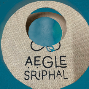 Jute Trendy Circular Gift Bag