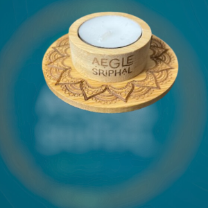 Bamboo Designed Tea-light Holder